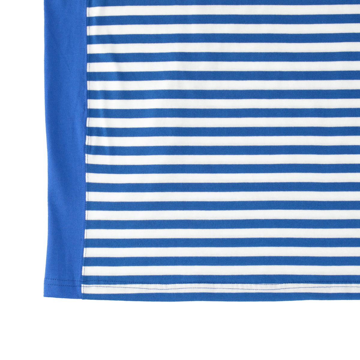 THE-C0004 / STRIPED MELODY TEE / BLUE×WHITE