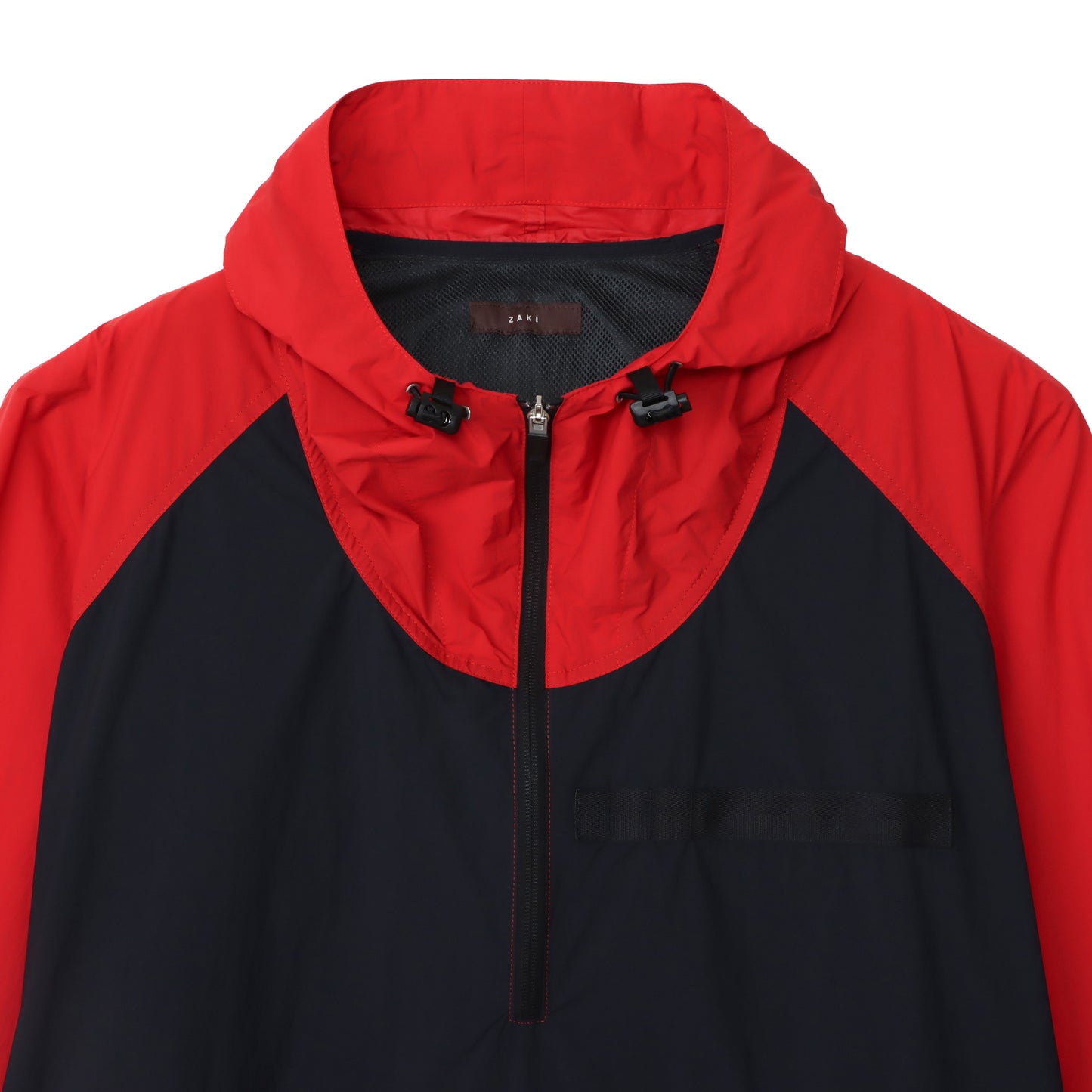 ZAKI-J0001 / ZAKI ANORAK / RED×BLACK