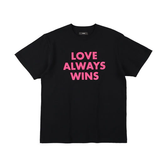 THE-T0011 / LOVE ALWAYS WINS / BLACK