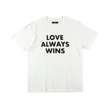 THE-T0011 / LOVE ALWAYS WINS / WHITE