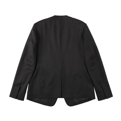 THE-J0001 / COLLARLESS AGENT JACKET