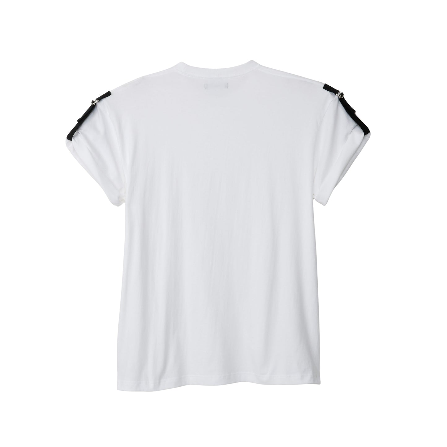 THE-T0015 / DOMUJI TEE  (ROLL UP MY SLEEVES ) / WHITE
